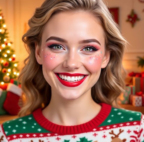 Ellie Christmas Makeup